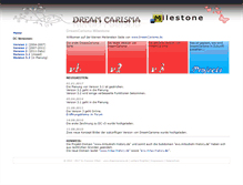 Tablet Screenshot of milestone.dreamcarisma.de